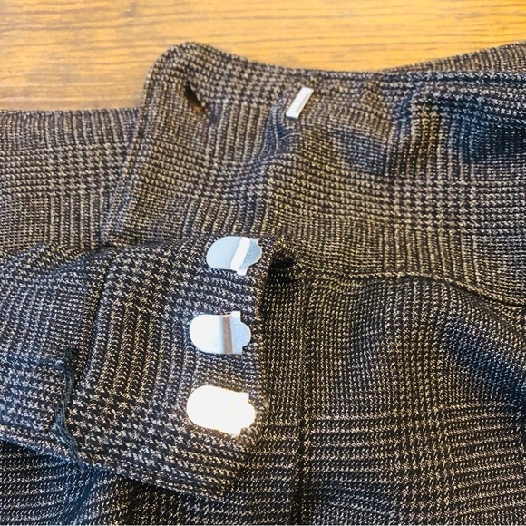 Lane Bryant Gray Glenn Plaid Print Wide Leg Pants with Flaws CS11071851 - Picture 9 of 11